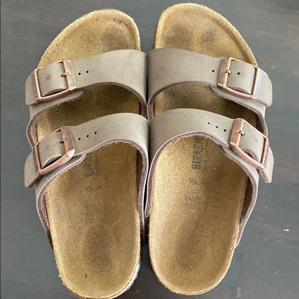 Brown Arizona Birkenstock Little Girl 2